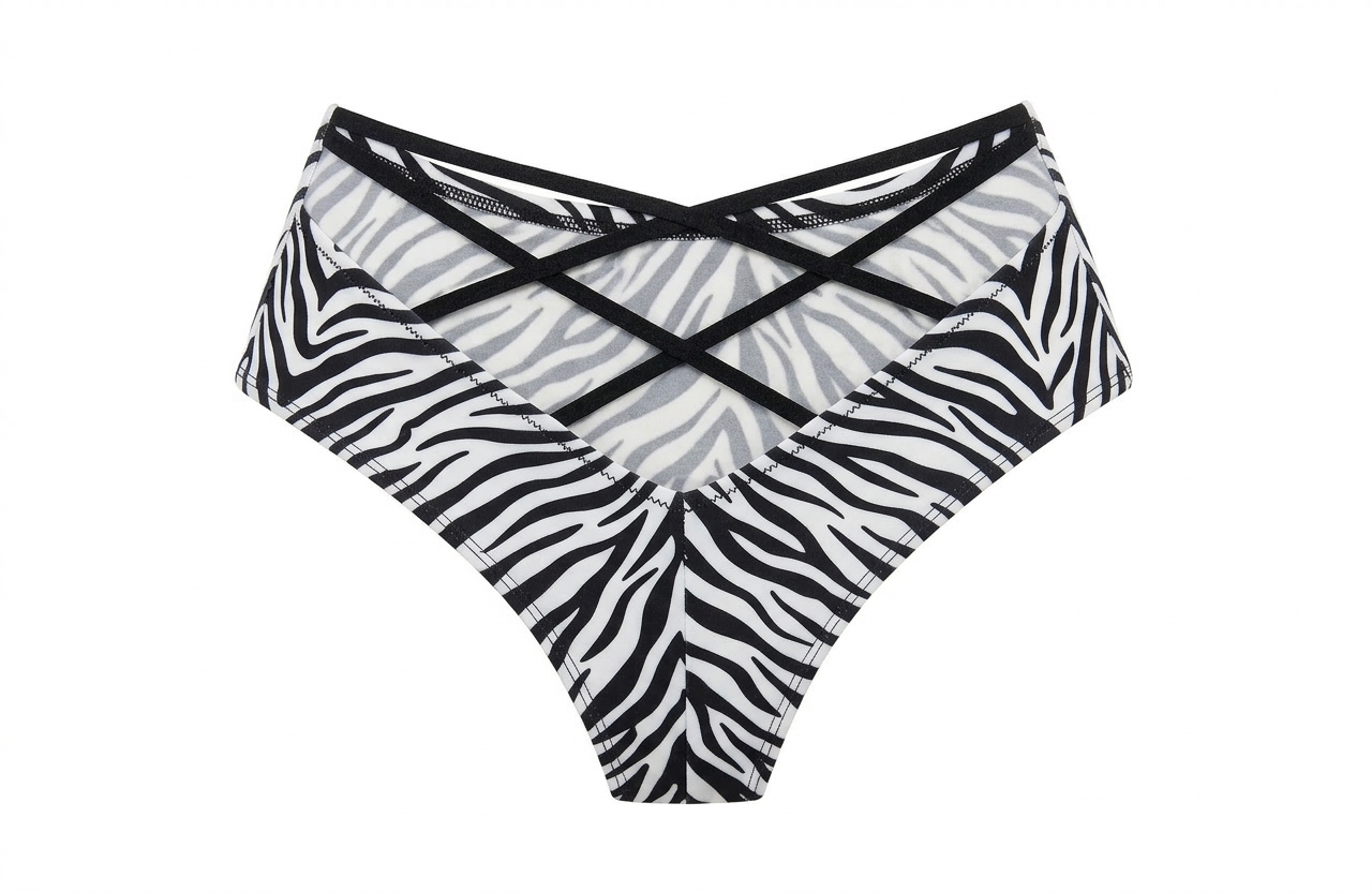 Bragas animal print - zebra de la Colección "INSTINTO"