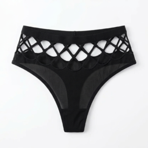 Bragas negras rejilla de la Colección "ESENCIAL"