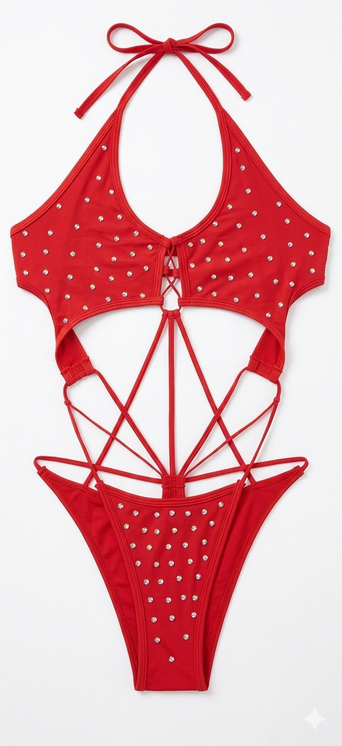 Body rojo de la Colección «DIAMANTE»