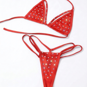 Conjunto rojo de la Colección «PERLA»