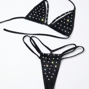 Conjunto negro de la Colección «PERLA»