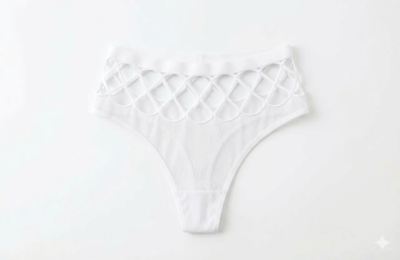 Bragas blancas rejilla de la Colección «ESENCIAL»