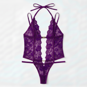Body Lencería Encaje morado Colección «ROSES»